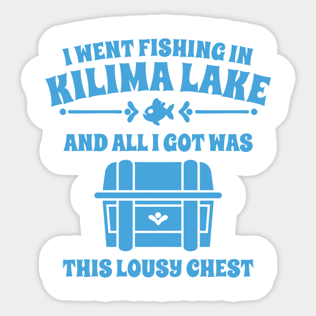 Kilima Lake Sticker by Vault Emporium